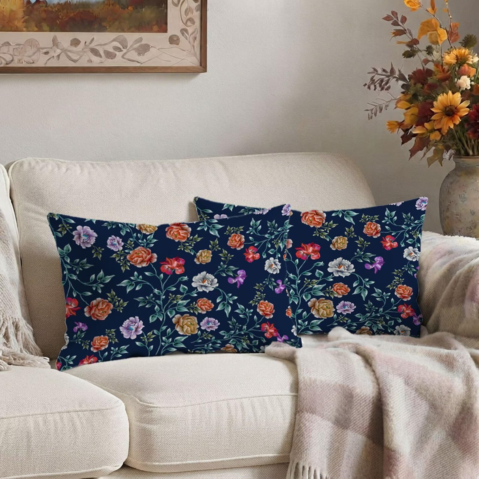 Poszewka na poduszkę 60 x 80 cm, zestaw 2 poszewek na poduszki