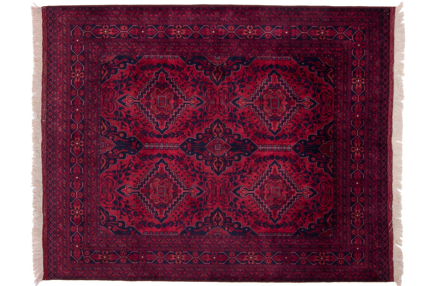 Afghan Belgique Khal Mohammadi 190 x 151 Tapis tissé à la main 150 x 190 cm