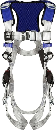 3M DBI-Sala ExoFit X100 - Arnés de seguridad de recuperación de chaleco cómodo, protección contra caídas, ANSI, OSHA, anillos en D de hombro y