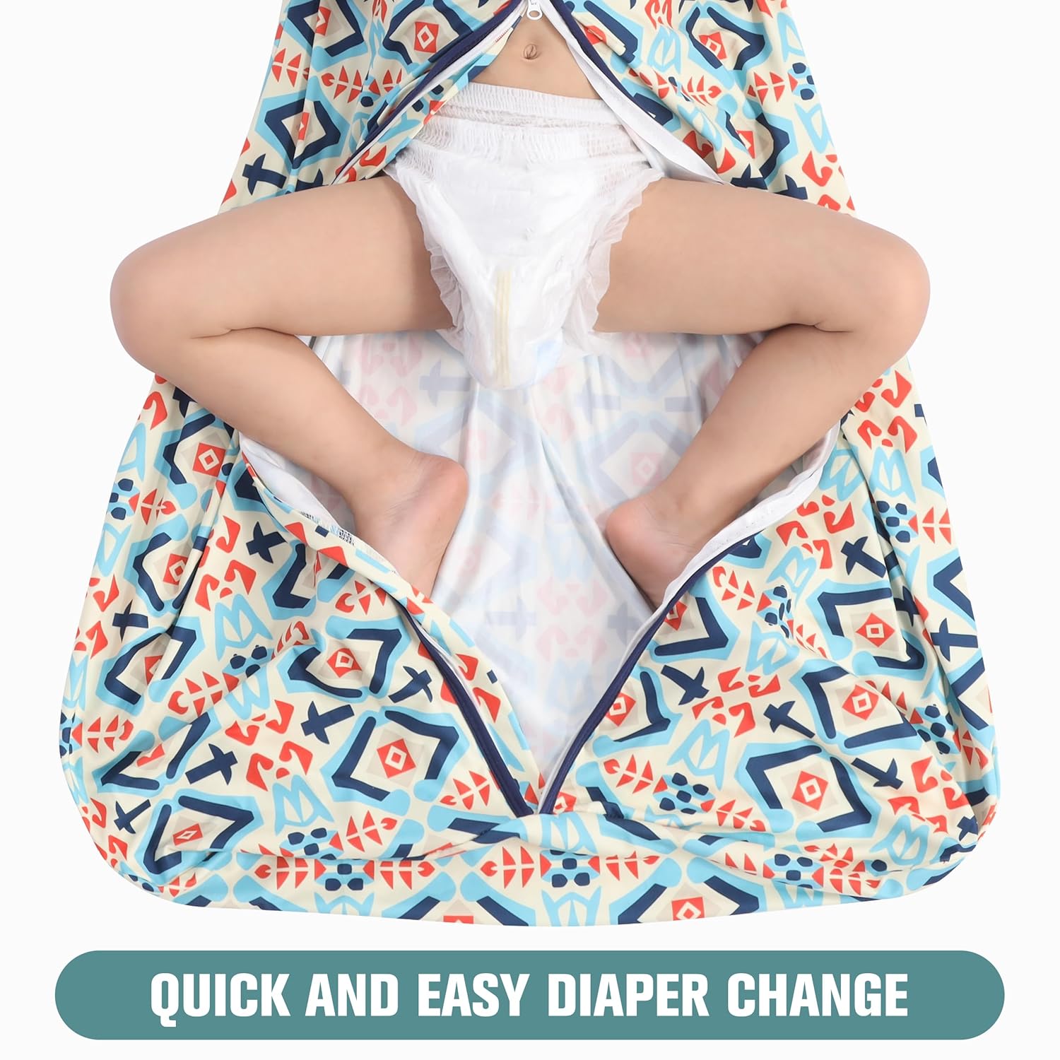 GUNTAIL Baby Sleep Sack 18-24 Months 3 Pack Baby Wearable Blanket 100% Rayon Cotton 2-Way Zipper Toddler Sleeping Sack .Comfy Soft Lightweight TOG 0.3 (Bohemia&Checkered&Blue)