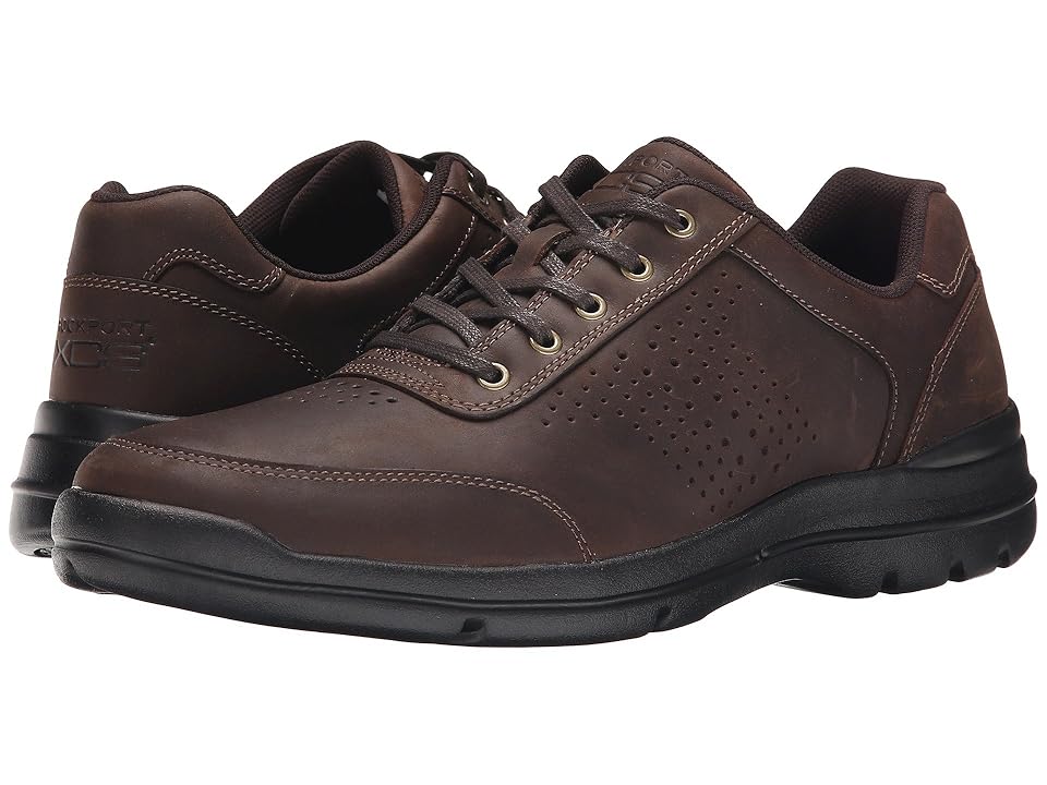 

Rockport City Play 2 Perf U-Bal (Dark Brown) Men's Slip on Shoes