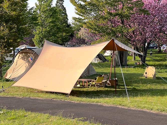 Amazon | テンマクデザイン 焚火タープTCマルチコネクトヘキサ