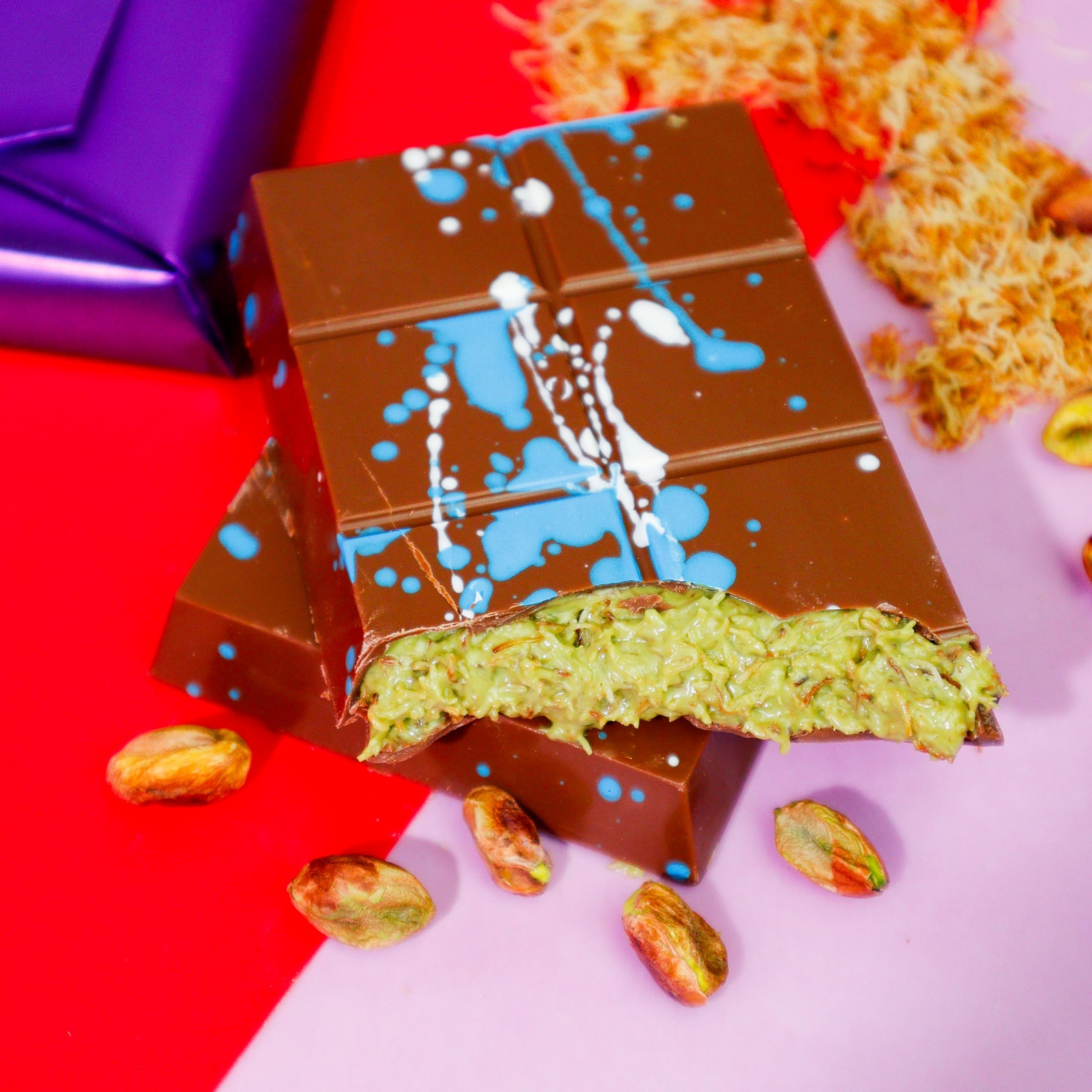 Crazy Choco Viral Dubai Pistachio Kunefe Bar