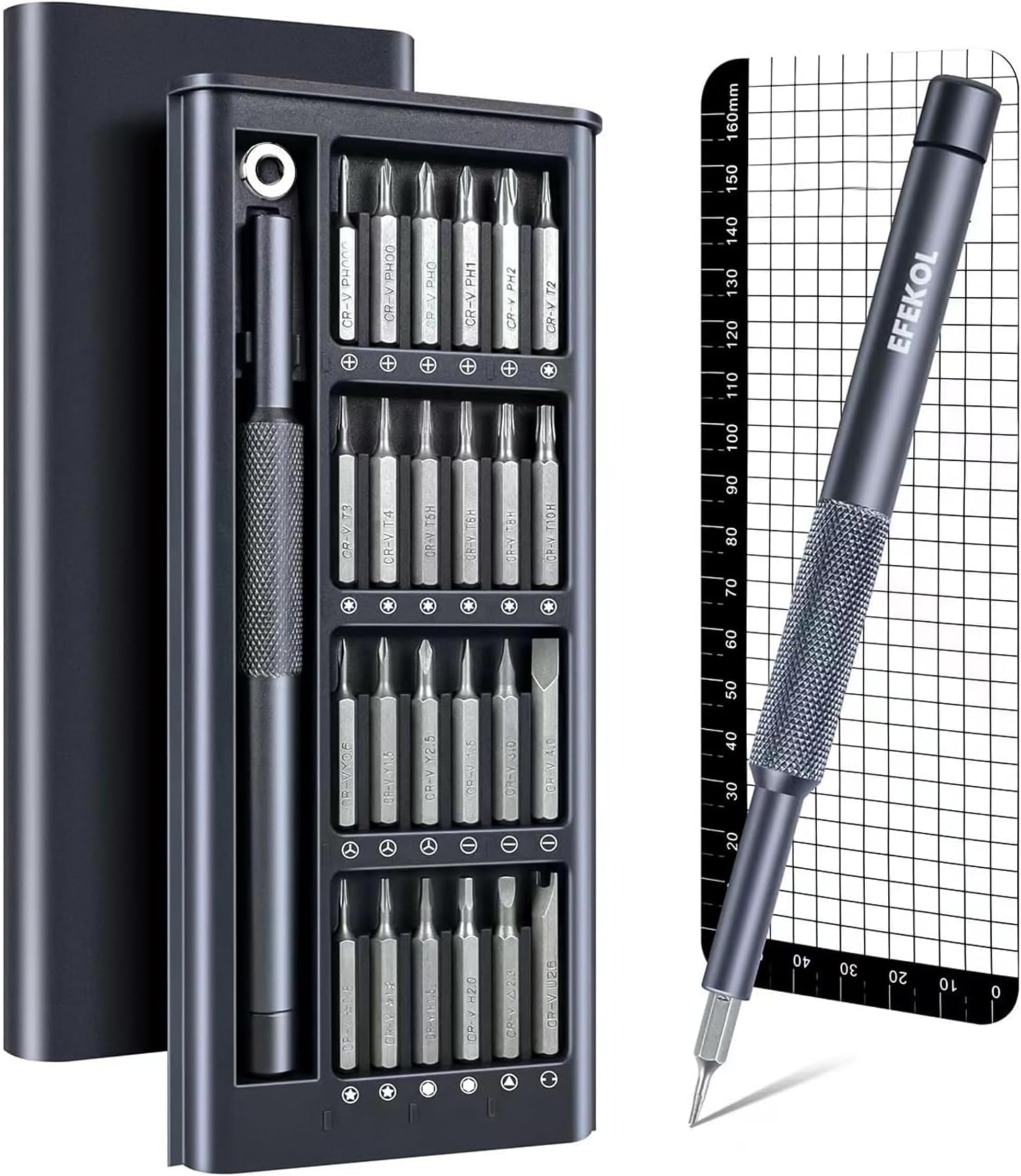 Small Precision Screwdriver Set - Electronics Repair Tiny Tool Kit [Super Durable],for Ring Doorbell, Laptop, Switch, PS5, Xbox, Macbook, iPhone, Watch, Glasses,Fathers Day Dad Gifts for Men