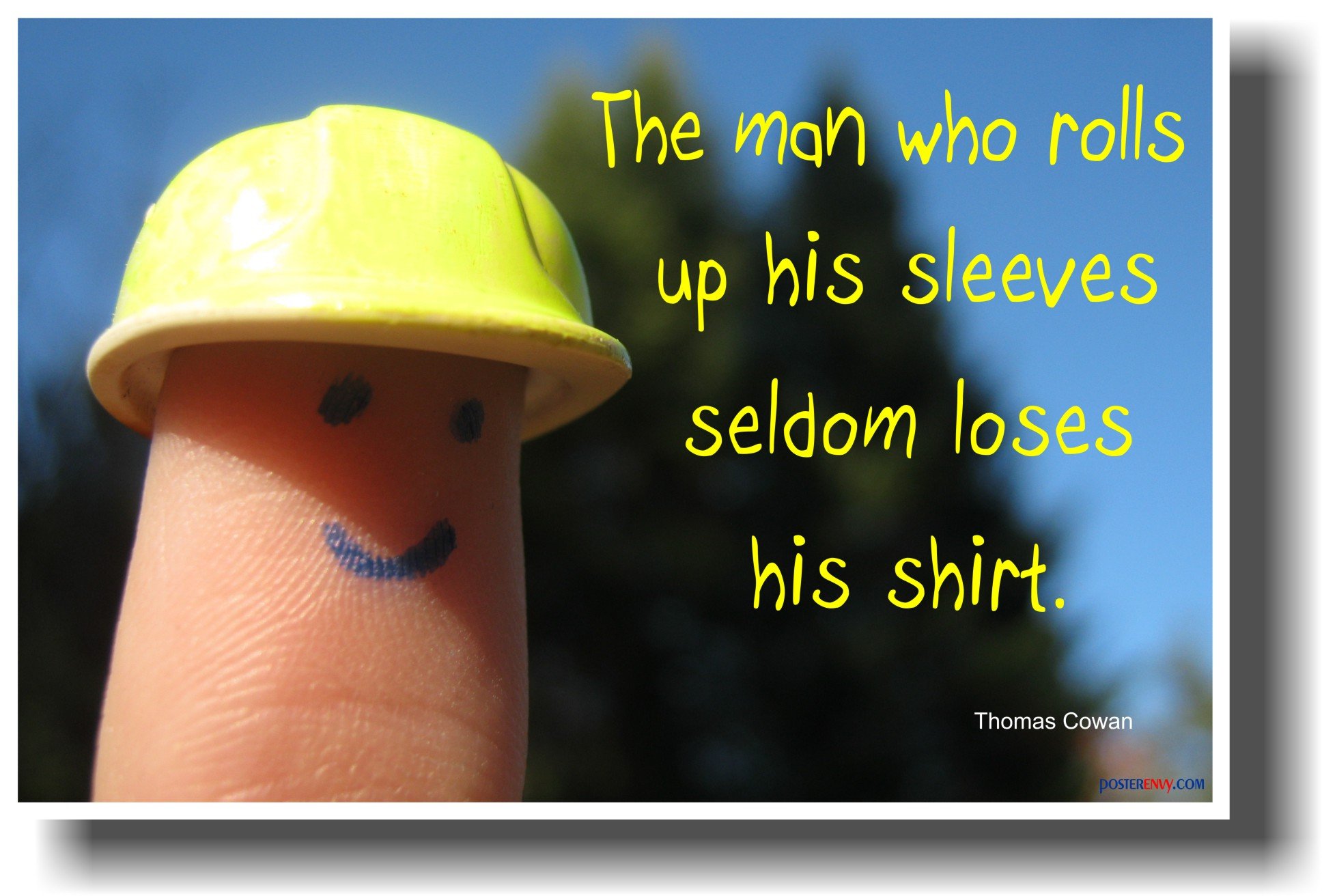 Poster L'Homme qui s'enroule SA Sleeves 510 pour surmonter le manque de motivation
