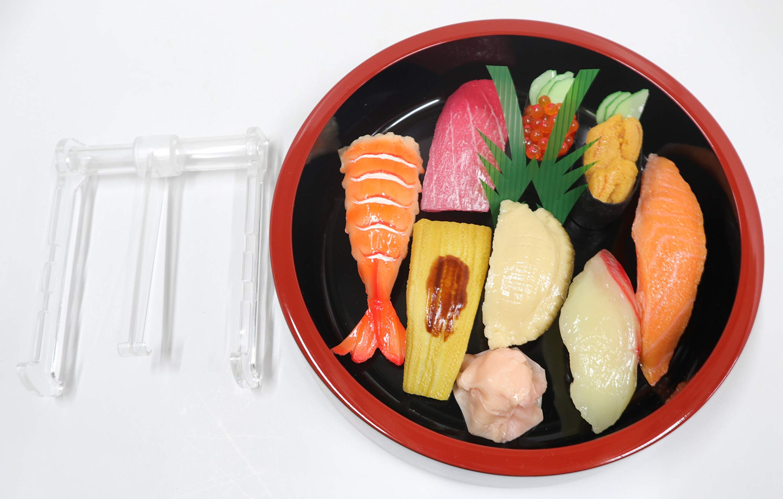 食品サンプル　寿司　特上 Amazon.co.jp: 食品サンプル 寿司桶（特上にぎり） マルチ