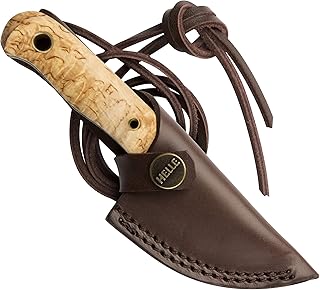 Helle Knives - Mandra - Triple Laminated Stainless Steel - Traditional Field Knife - Designed by Les Stroud - Made in Norway - HELLE