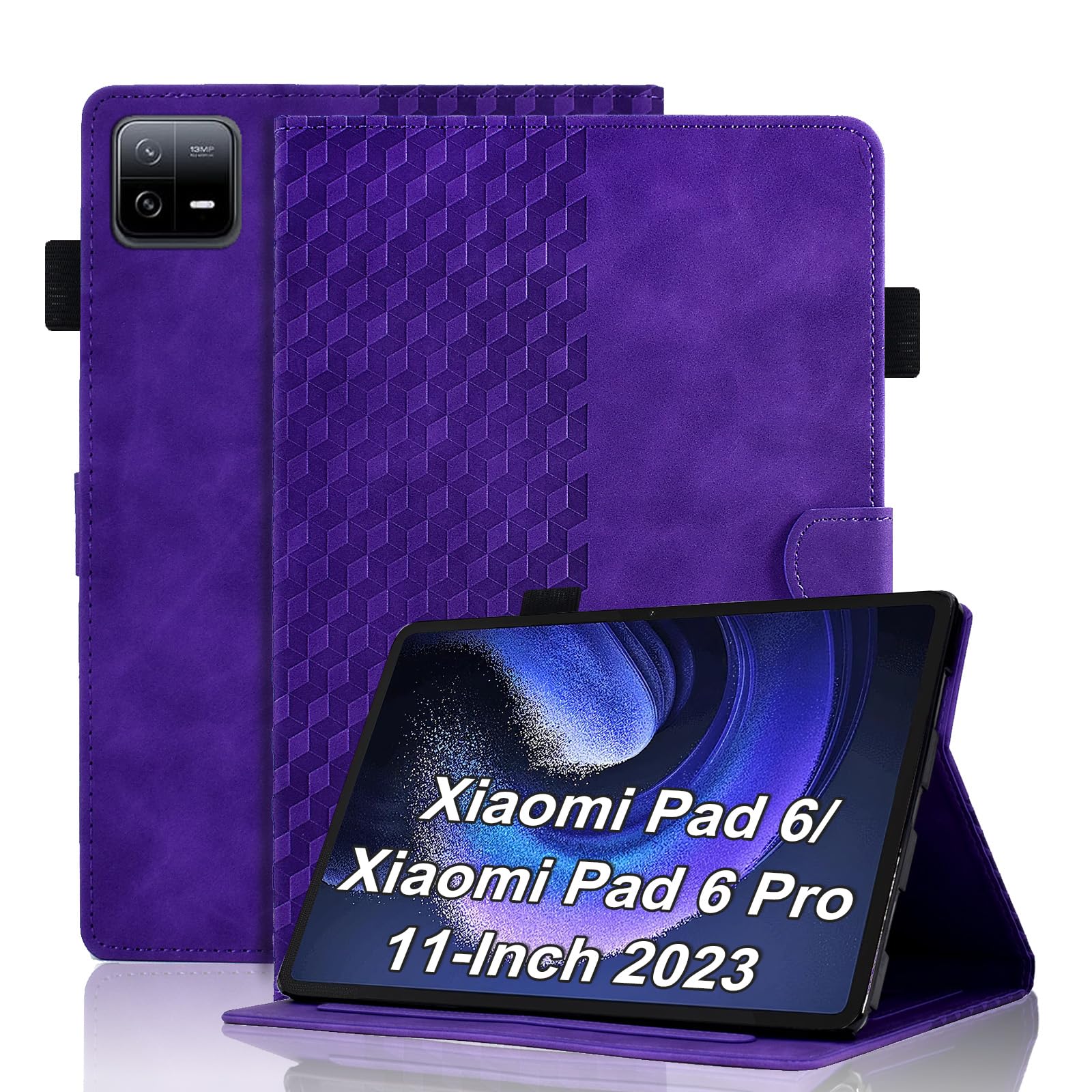 Case for Honor Pad X8a 11 Inch Tablet 2024 Protective Case Premium Leather Folio Smart Case with Auto Sleep/Wake Pen Holder Card Slot for Honor Pad X8a- Dark Green — view 44