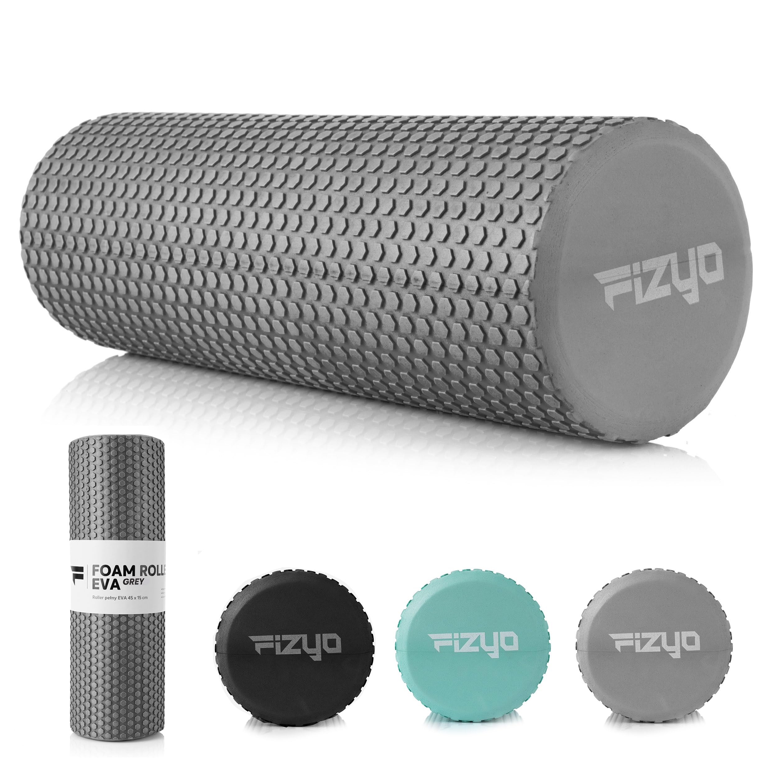 Rullo Massaggio Fizyo 30x15cm - In Schiuma EPP Per Yoga, Pilates E Riabilitazione - Foto 7