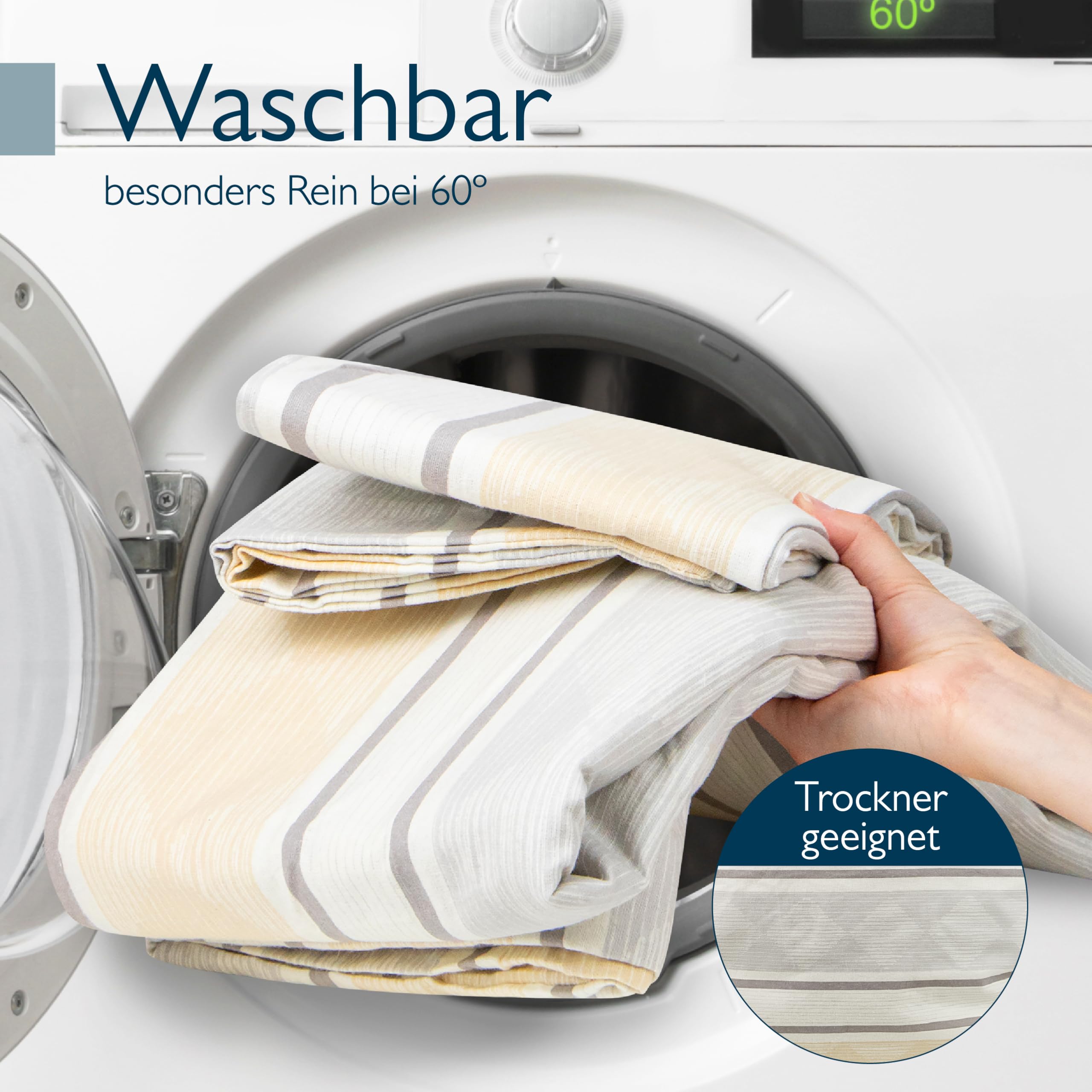 Beautissu Biber Bettwäsche 4teilig 100% Baumwolle Flanell Winterbettwäsche | 135x200cm Beige warme Feinbiber 2X Bettbezug & 2X Kissenbezug 80x80cm Biberbettwäsche Bettwäsche-Sets warm Winter Set Viola