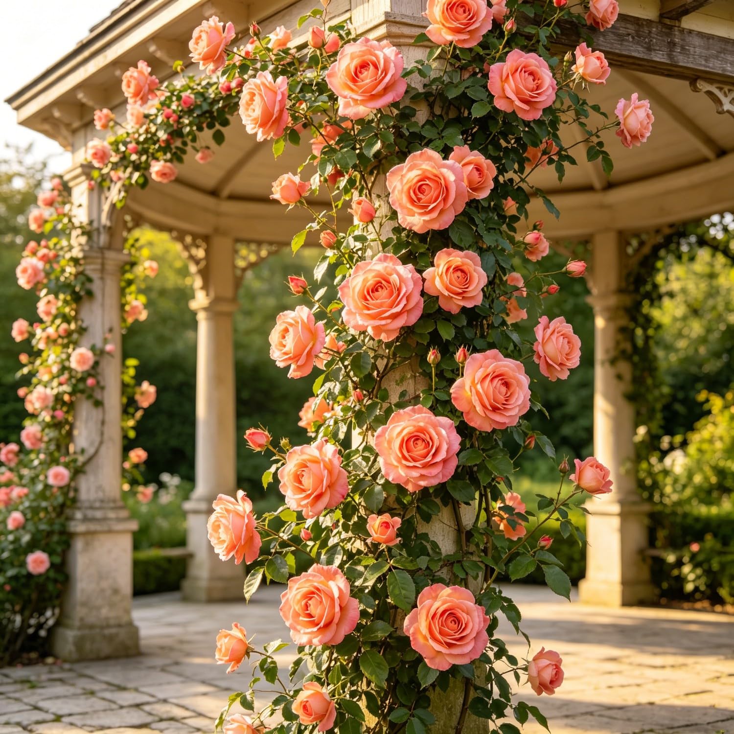 Climbing Rose-Hardy Perennial,Garden Flowers,Ornamental Flowers,Wedding Flowers，Professional Planting for Stunning Garden Displays-500pcs-I
