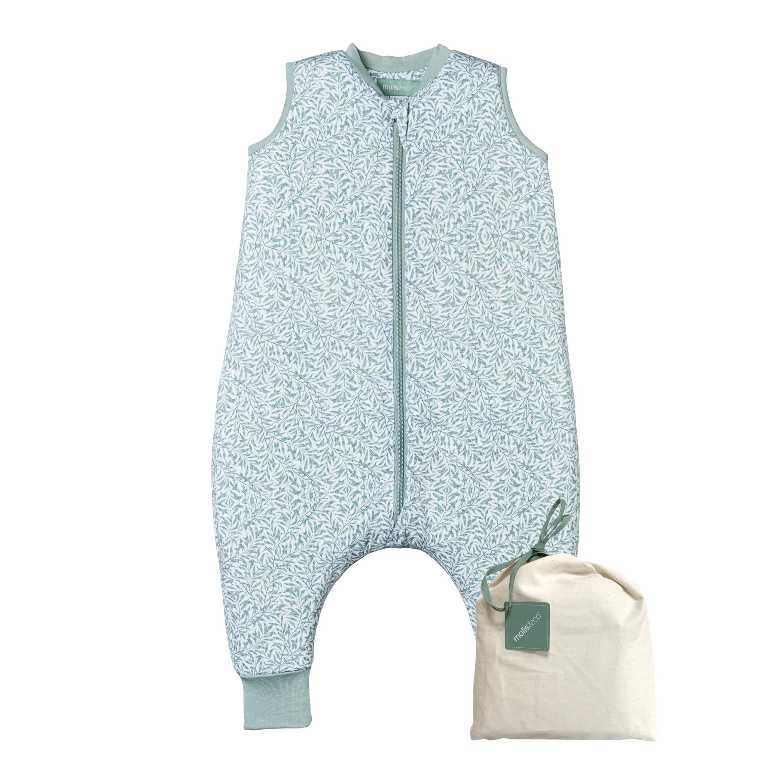 molis&co - Pijama Manta con Pies 1.0 TOG - 80 cm (2 años) - Ideal para Primavera y Otoño - 100% Algodón (Oeko-Tex 100) - ABC — view 20