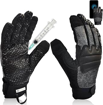Professional Needle Puncture Resistant Duty Gloves, Anti-Cut/Slash, ANSI A9, Touchscreen gloves.
