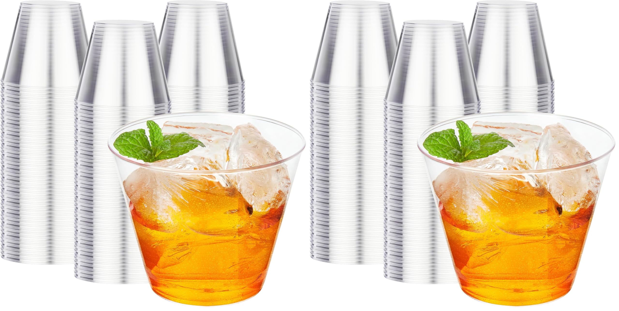 Clear Plastic Cups - 200 Pack for Parties -23