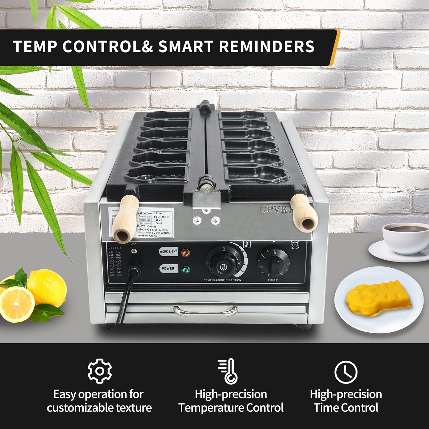 Dog Cat Paw Shaped Waffle Maker Cartoon Bear Tiger Paw Print Waffle Iron Machine Waflera Baking Pan Nonstick, For Fun Kids & Adult Breakfasts or Gifts