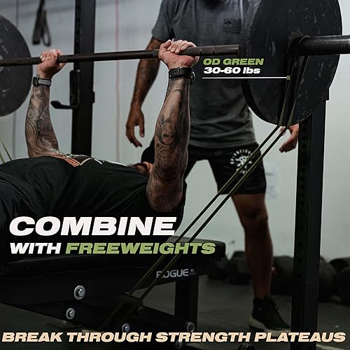 Miniatura 4 de Iron Infidel Bandas de asistencia para hacer ejercicio  Juego de bandas de resistencia para hombres, ejercicio, entrenamiento, fitness, fuerza,