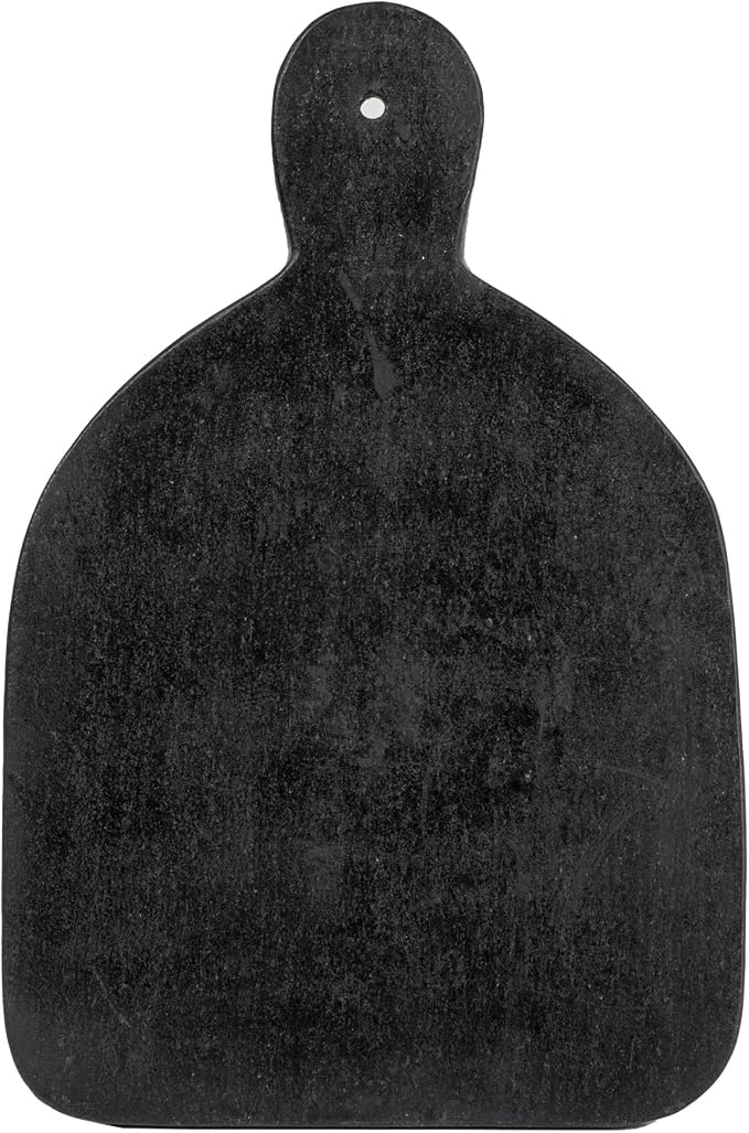 Tabla de cortar de mármol rectangular con mango negro miniatura 5
