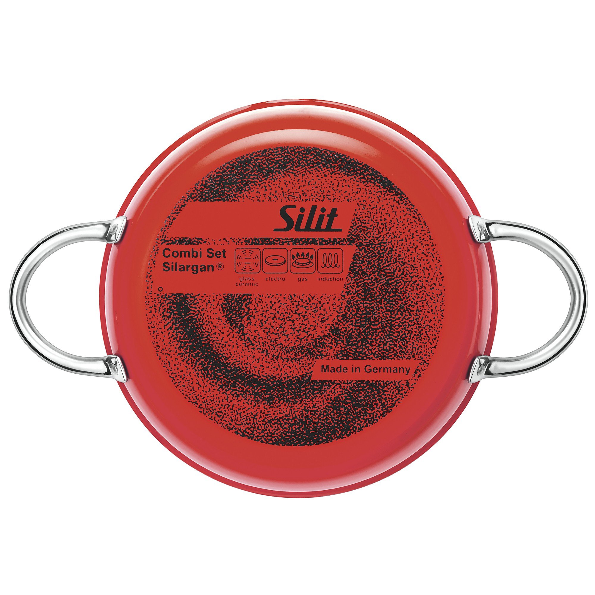 Silit シリット コンビクック 両手鍋 20センチ ガラス蓋付 ホワイト 