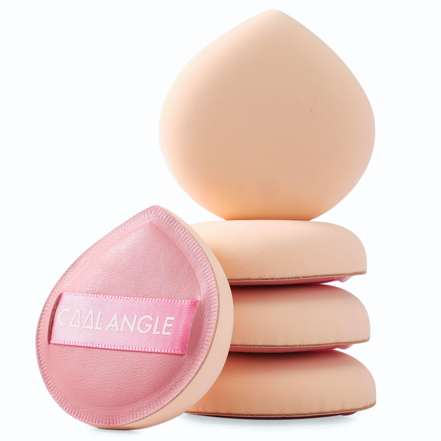 COOL-ANGLE 5Pcs Pink Makeup Sponge For Foundation Concealer And Powder, latex free Blender Sponge For Natural And Easy Makeup Soft Long-lasting And Beginner-friendly, Medium COOL-ANGLE 5Pcs Pink Makeup Sponge For Foundation Concealer And Powder, latex free Blender Sponge For Natural And Easy Makeup Soft Long-lasting And Beginner-friendly, Medium