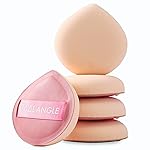 COOL-ANGLE 5Pcs Pink Makeup Sponge For Foundation Concealer And Powder, latex free Blender Sponge For Natural And Easy Makeup Soft Long-lasting And Beginner-friendly, Medium