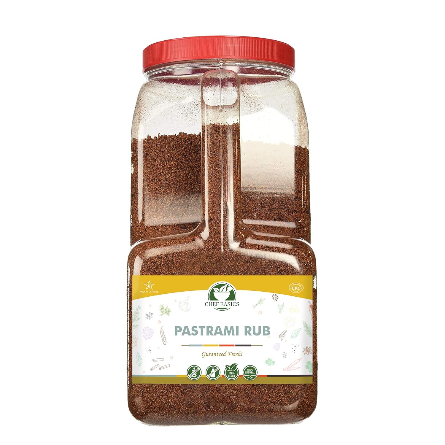 Pastrami Rub 6 Pound Bottle Bulk Spices Grocery