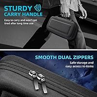 Vista 7 de TiMOVO Carrying Case for Nintendo Switch 2 (2025), Large Capacity Protective Hard Shell Portable Travel Case Pouch for Switch 2, with 10 Game Card