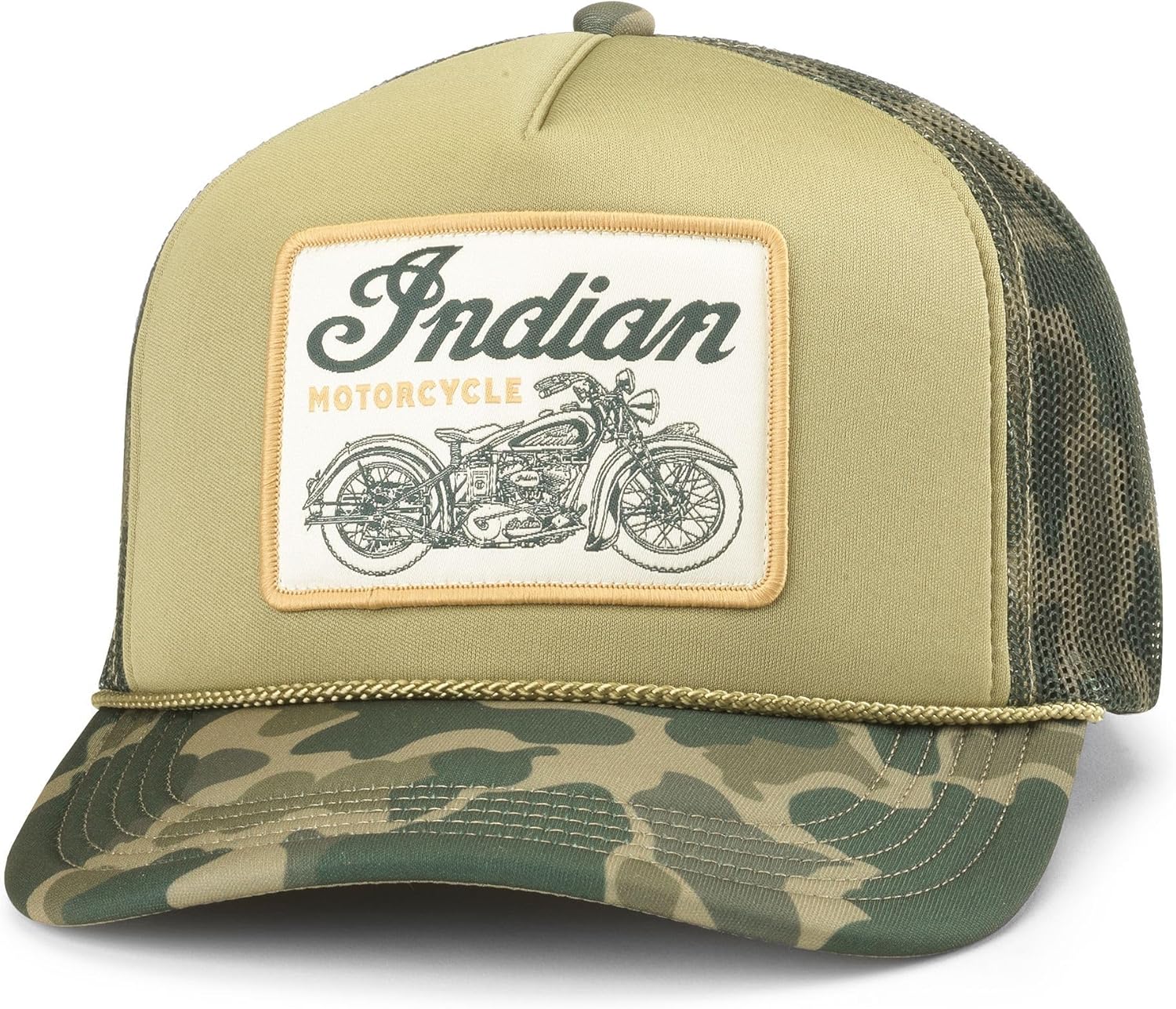 AMERICAN NEEDLE Unisex Indian Motorcycle Officially Licensed Adjustable Snapback Baseball Hat