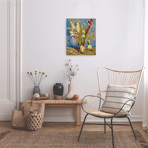 Miniatura 563 de A&T ARTWORK The Starry Night de Vincent Van Gogh. Tamaño del marco: 36 x 30 pulgadas, tamaño de la imagen: 30 x 24 pulgadas, reproducciones clásicas