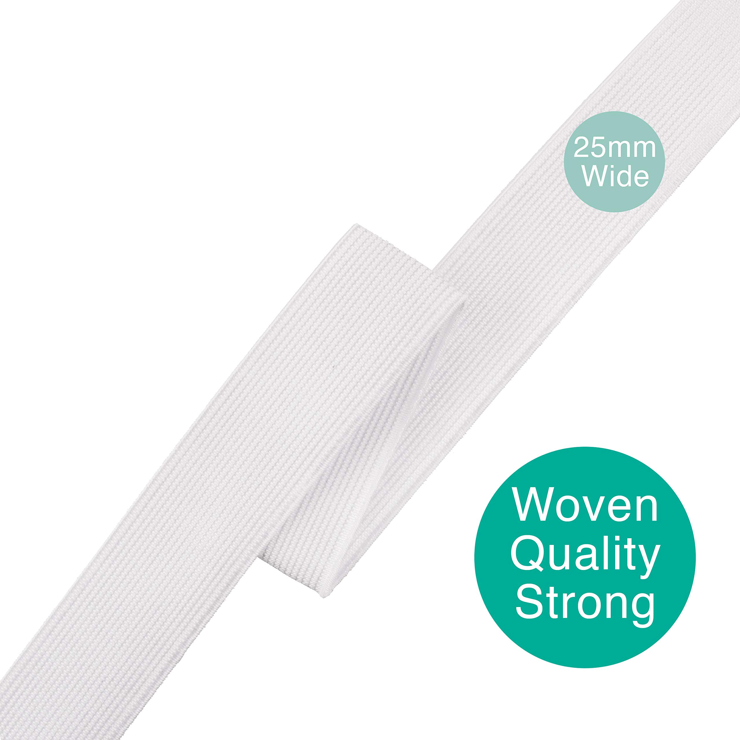 XLIUAX Elastische band om te naaien, 7,5 cm breed gebreide elastische