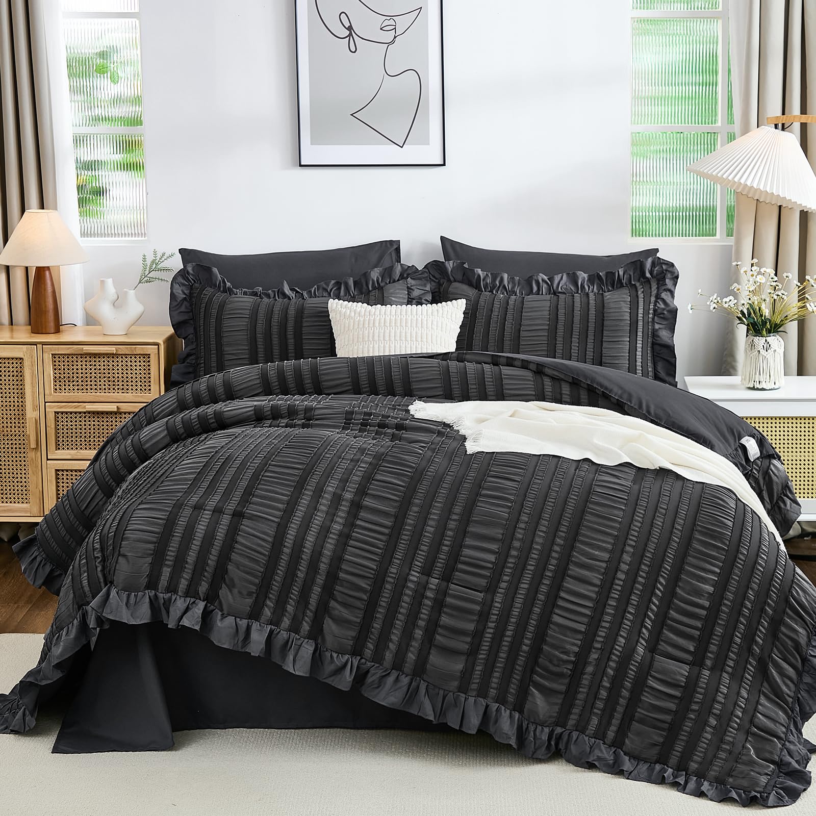 50% Off WONGS BEDDING Queen Comforter Set – Cozy Deal