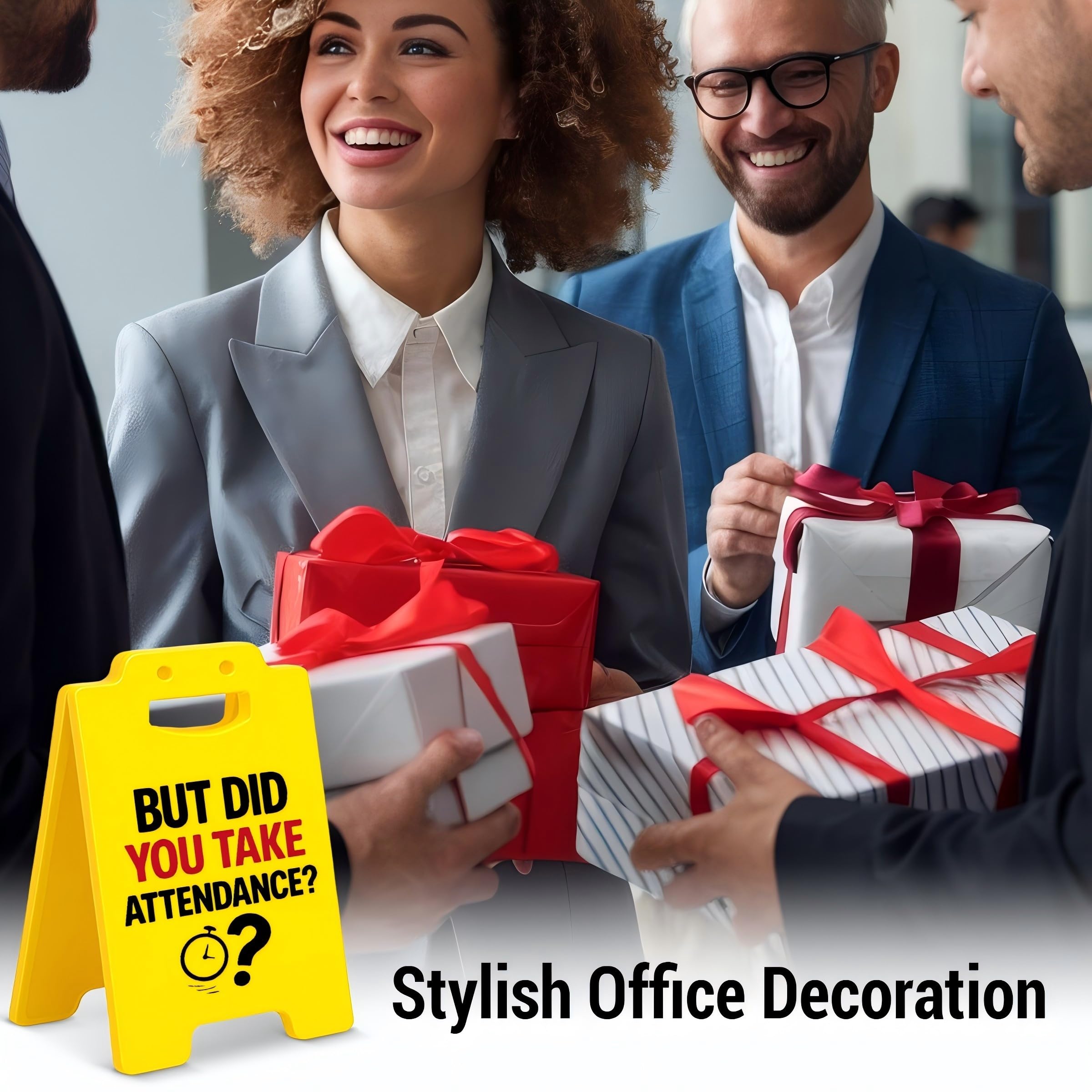Divertente cartello decorativo da scrivania per insegnanti, ufficio, umoristico con scritta "But Did You Take Attendance", regalo per insegnanti, colleghi, segretari scolastici