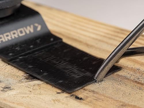 Miniatura 11 de Arrow OSC125K-3A Paquete de cuchillas oscilantes para madera duramadera blanda, metal, PVC, paneles de yeso, 1-38 pulgadas, 3PK