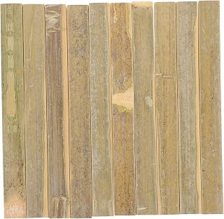 YARNOW 10 Peças De Acessórios Reclináveis De Bambu Conectam Tiras De Bambu De Cadeira De Madeira Antiquada Sem Furos Para Cadeiras De Madeira Idosas Peças De Bambu De Cadeira Antiga