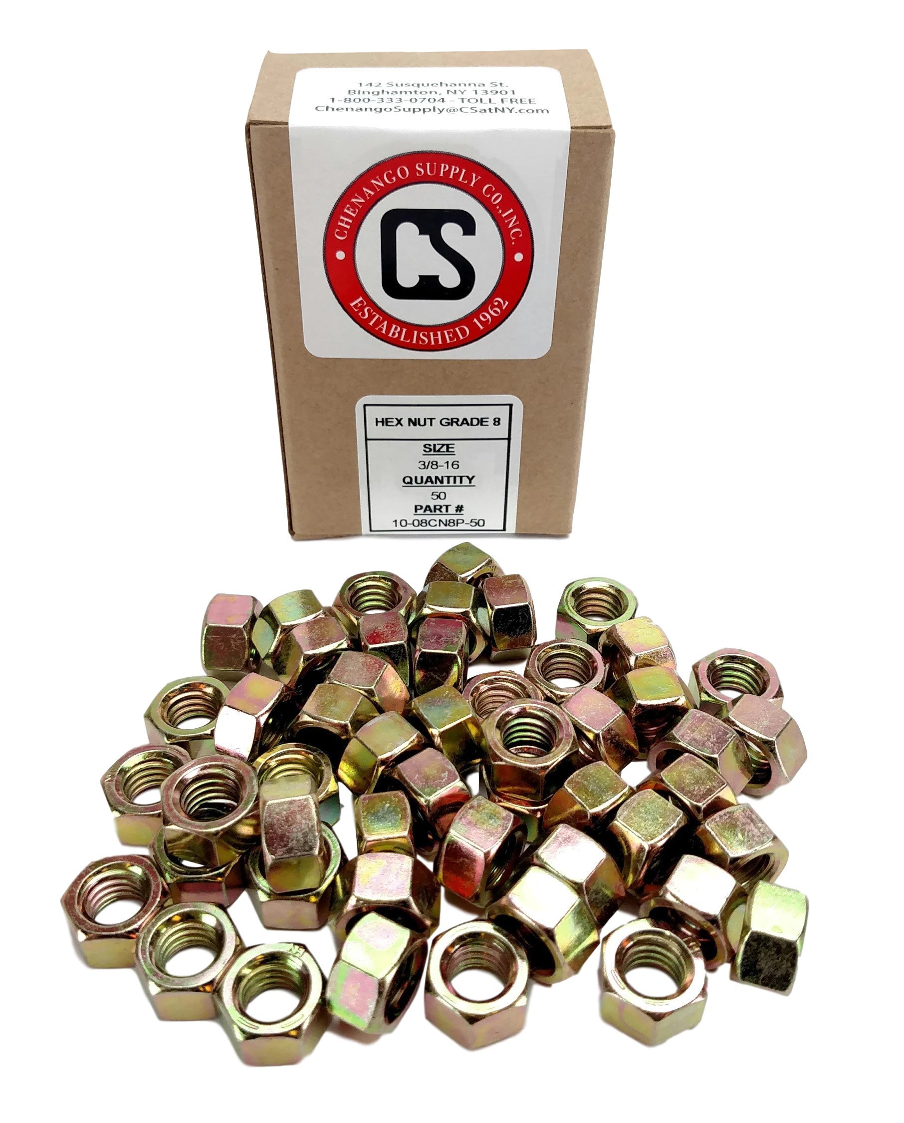 Chenango Supply 3/8-16 Hex Head Bolts, Grade 8 (3/4