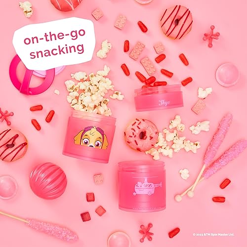 Miniatura 5 de Whiskware Paw Patrol - Recipientes apilables para bebés, niños y niños pequeños, 3 tazas apilables para aperitivos para la escuela y viajes,