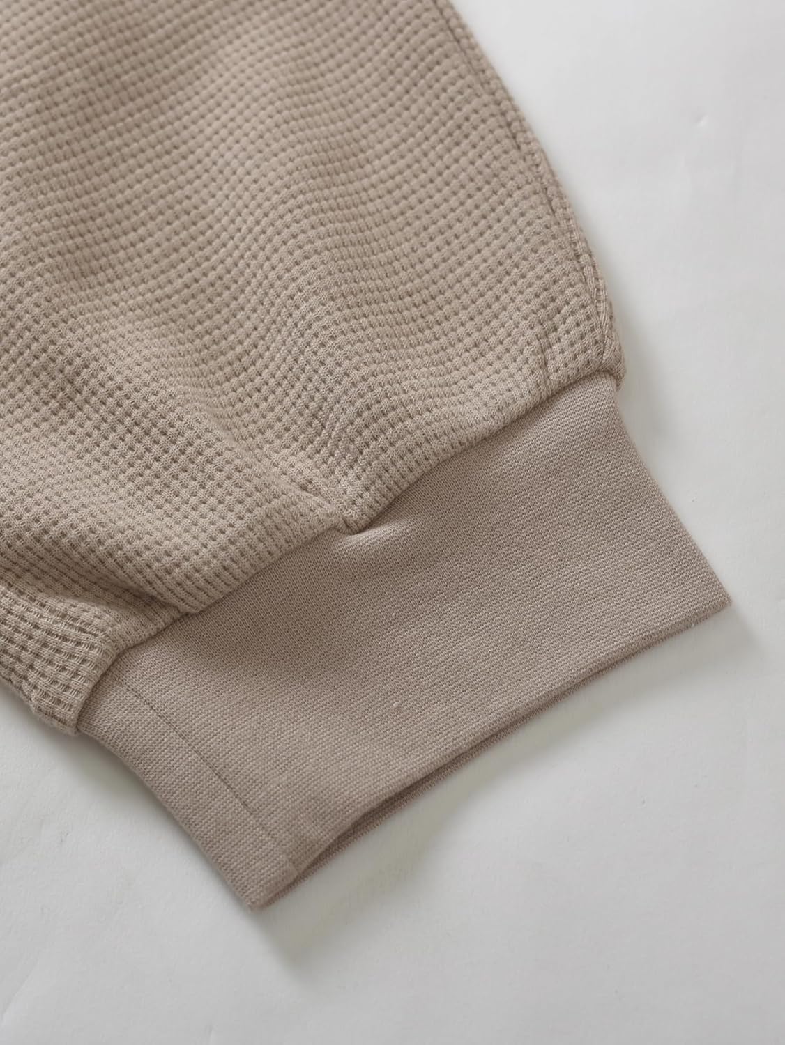 Latuza Women's Petite Waffle Knit Lounge Set Petite Length Pajamas - Image 6