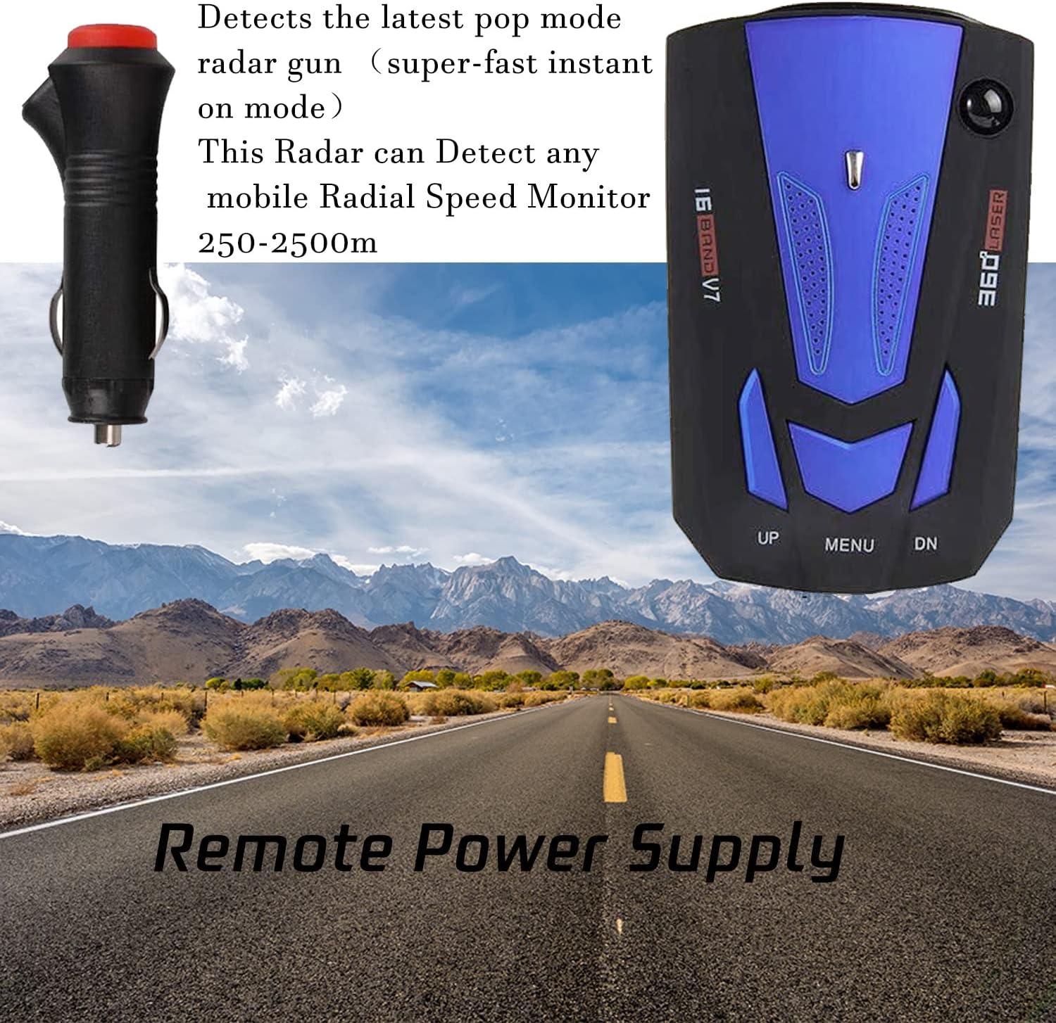 Rev Up Your Safety with the V7 Radarr: The Ultimate Long-Range Driving Aid!