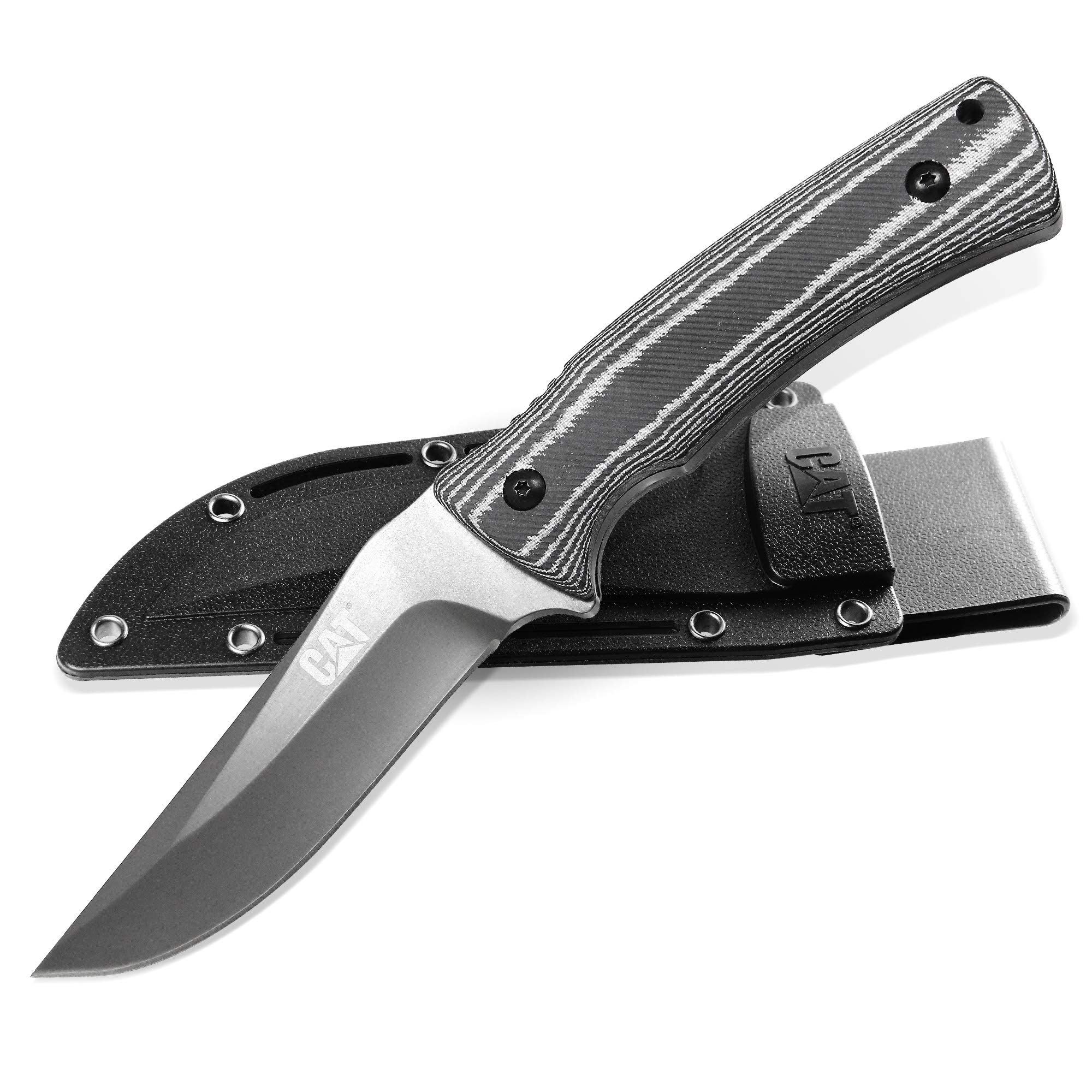 Cat 9 in. Drop Point Fixed Blade Knife 4-3/8 in. Stainless Steel Blade - 980013