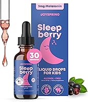 Vista 1 de SleepBerry Liquid Melatonin for Kids - Natural Sleep Aid with Elderberry and Vitamin D - Boosts Immune System While They Sleep (1 Fl oz)