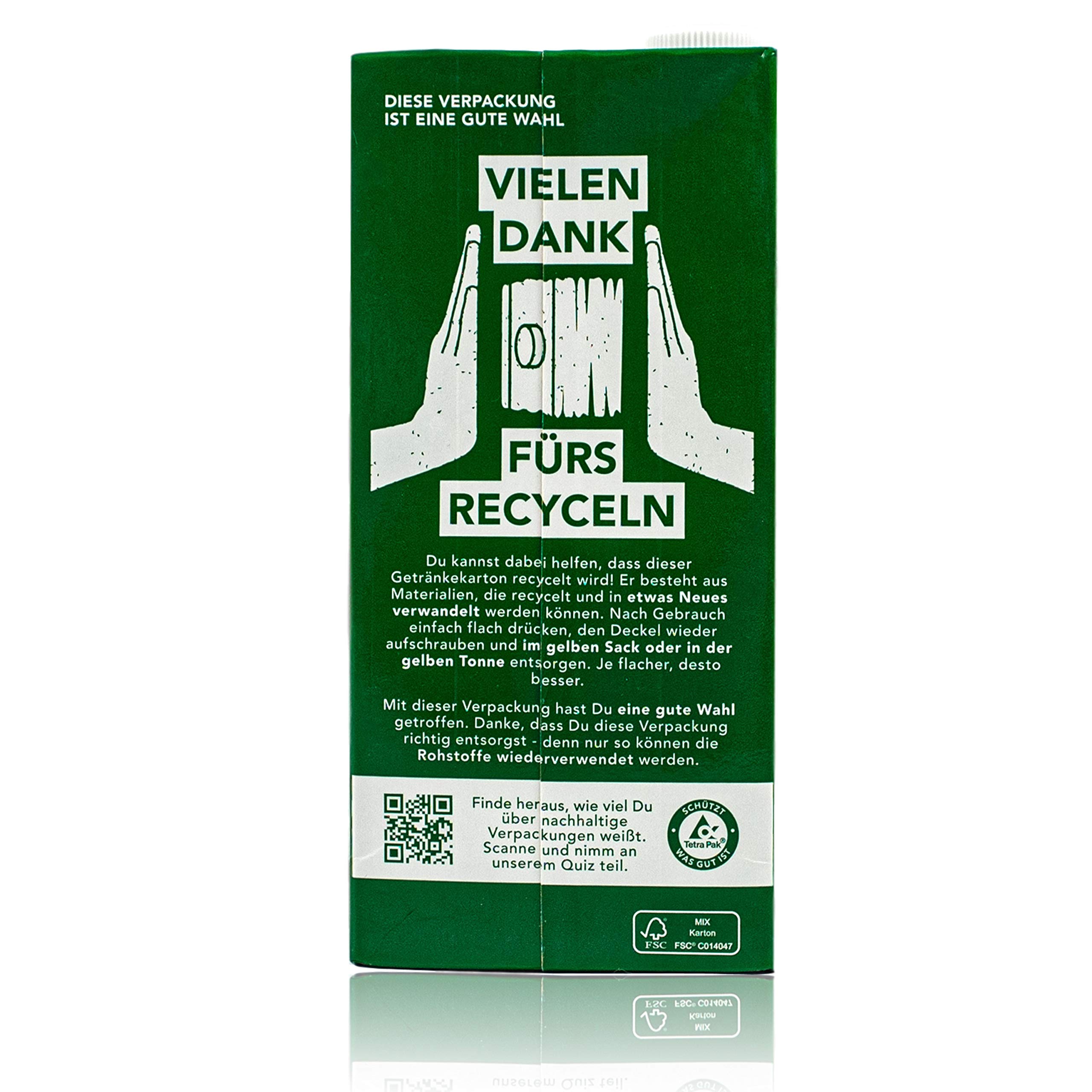 Berchtesgadener Land - 10 Stück H-Vollmilch 3,5% in 1 Liter Packung haltbare Milch von Höfen aus der Berg- und Alpenregion (Bergbauernmilch)
