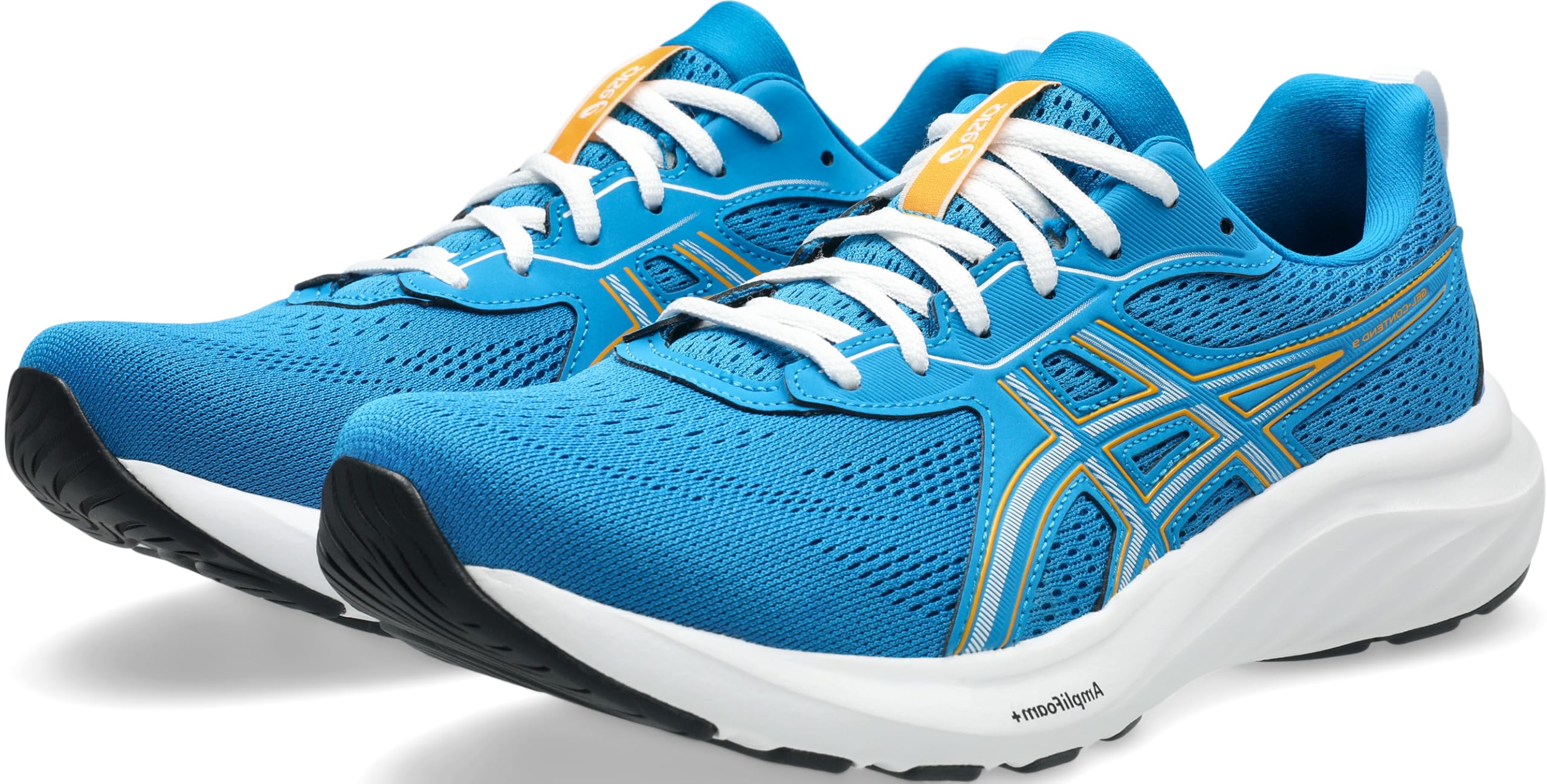 ASICS Mens Gel-Contend 9 Sneaker, Aegean Blue Yamabuki, 11.5 UK