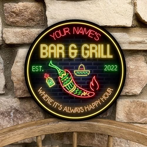 Miniatura 20 de Placa de pared de madera de bar de tequila mexicano personalizado, letrero de bar de México, letrero rústico para pub para el hogar, decoración de 01