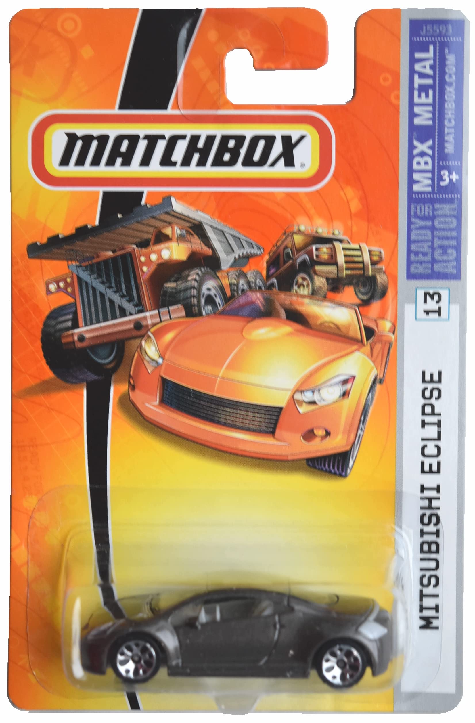 Matchbox Mitsubishi Eclipse, Ready for Action #13, Car, Toy Car, Matchbox, Children