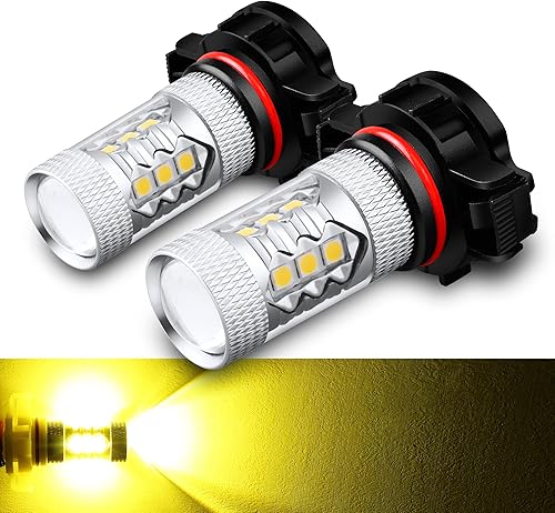 Neblineros LED de repuesto de la marca Alla Lighting, 3030 SMD, luz amarilla