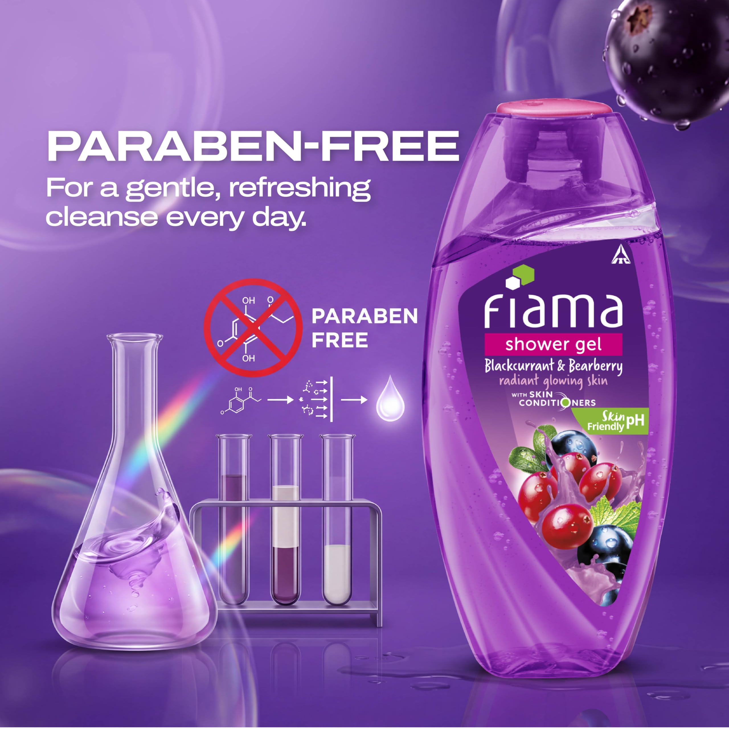 Fiama Blackcurrant Body Wash - Radiant Glow -11 Fiama Blackcurrant Body Wash - Radiant Glow -11
