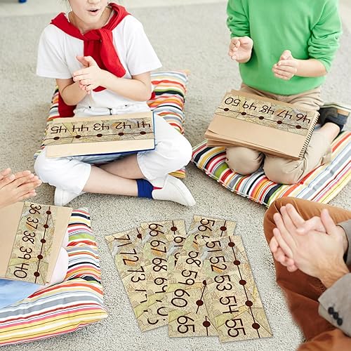 Miniatura 7 de Outus 29 piezas de línea numérica de mapa de viaje -20 a 120 líneas numéricas de viaje, decoración de aula de viaje, tablón de anuncios de mapa,