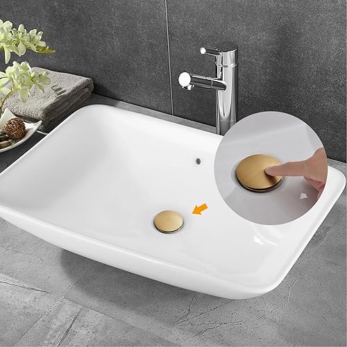 Miniatura 2 de Trampa ajustable de latón macizo para botellas de 1-14 con tapón de drenaje de desbordamiento, juego completo de trampa en P para fregadero de baño,