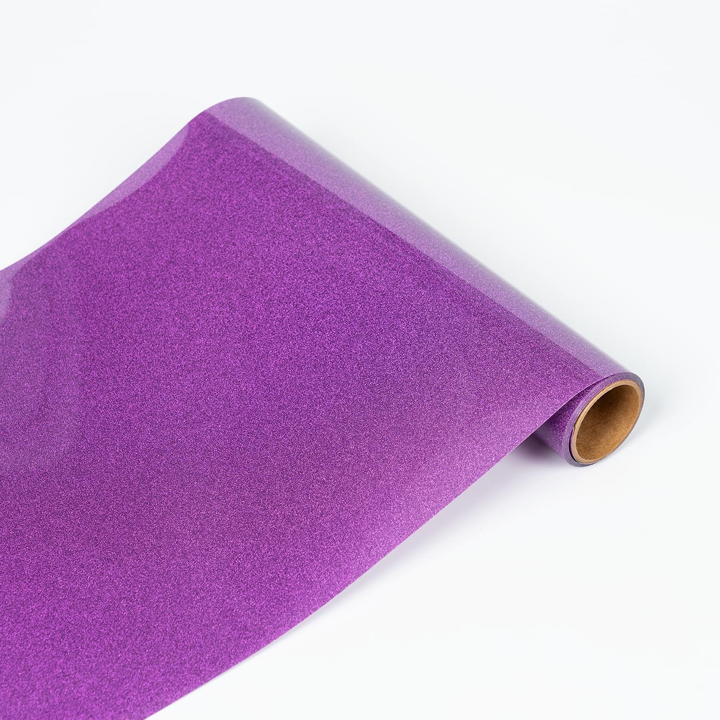 Stahls’ Sparkling Reflective Special Effect HTV – CAD-Cut Reflective Glitter Heat Transfer Vinyl - 12” x 12ft - Great for Cotton, Polyester, & Blends – Lab-Tested for 50+ Washes – Purple