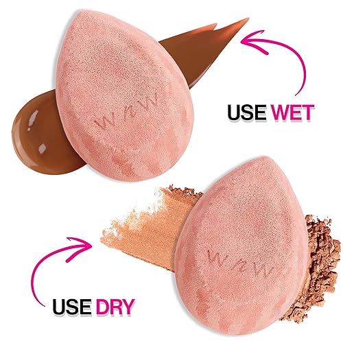 Miniatura 3 de wet n wild - Esponja de maquillaje con baja absorción de producto para una aplicación sin marcas, mezcla sin esfuerzo para un acabado profesional y
