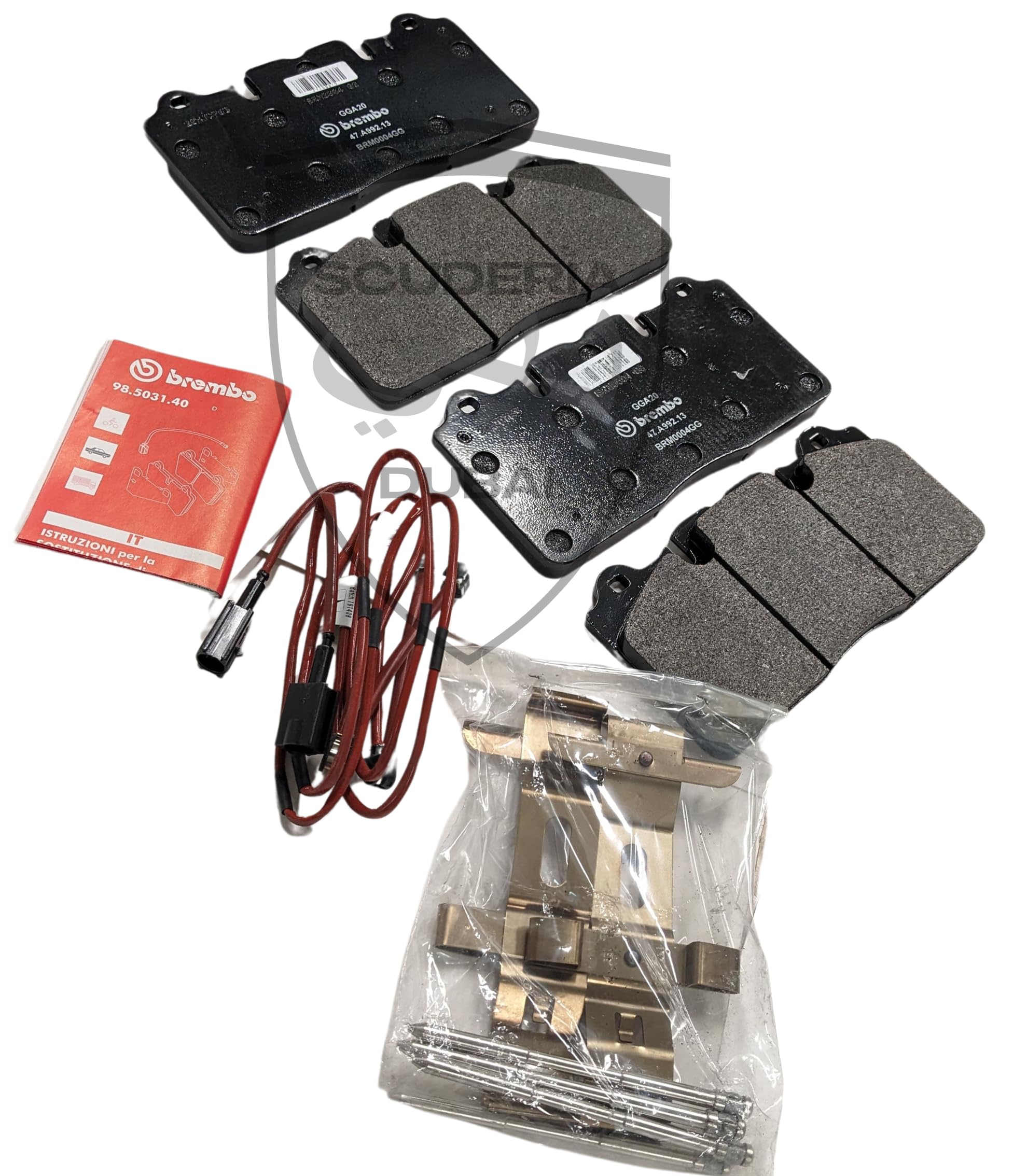 FRONT BRAKE PAD SET FOR FERRARI F12, FF, GTC4